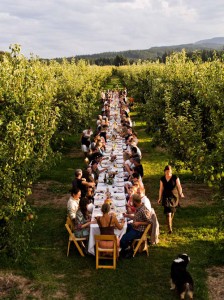 Farm to Fork Dinner at Kiyokawa Family Orchards, Parkdale, OR